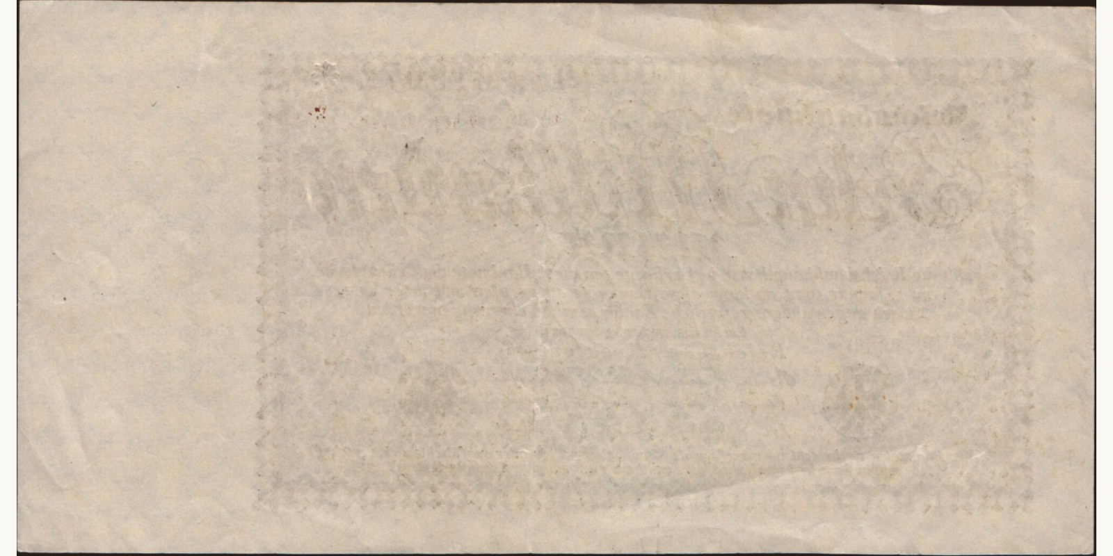 10000000000 mark Германия 1923 — Оборотная сторона