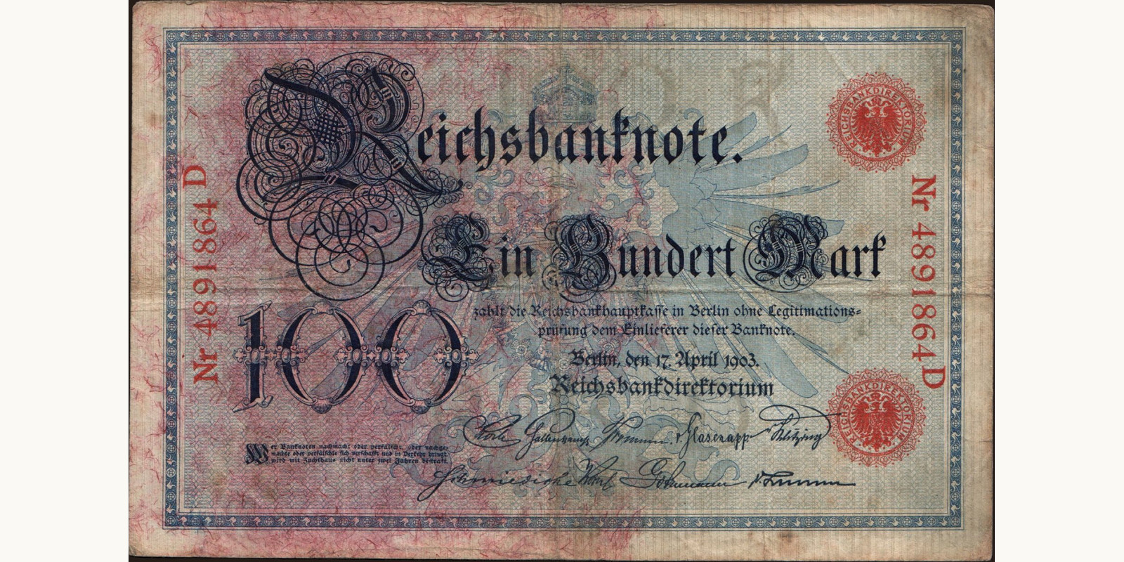 100 mark 1903
