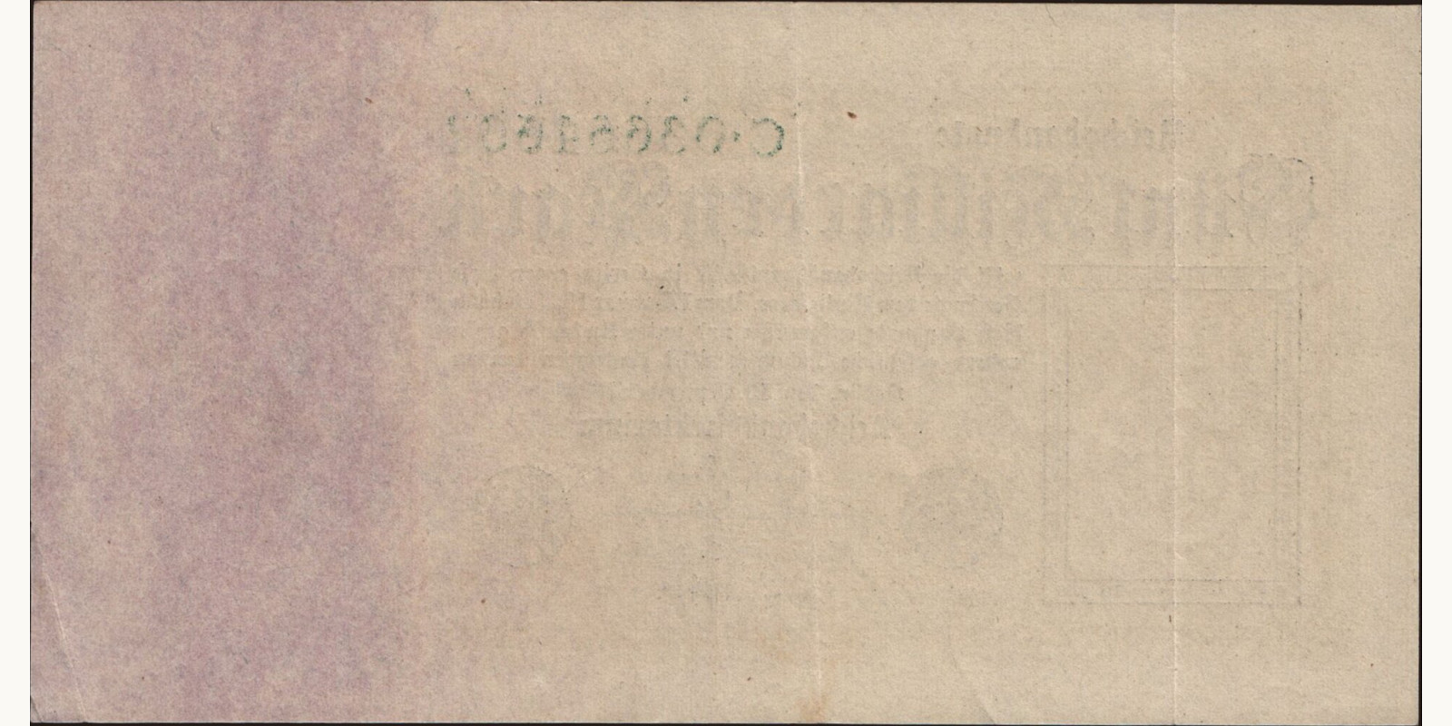 5000000000 mark Germany 1923 — Back side