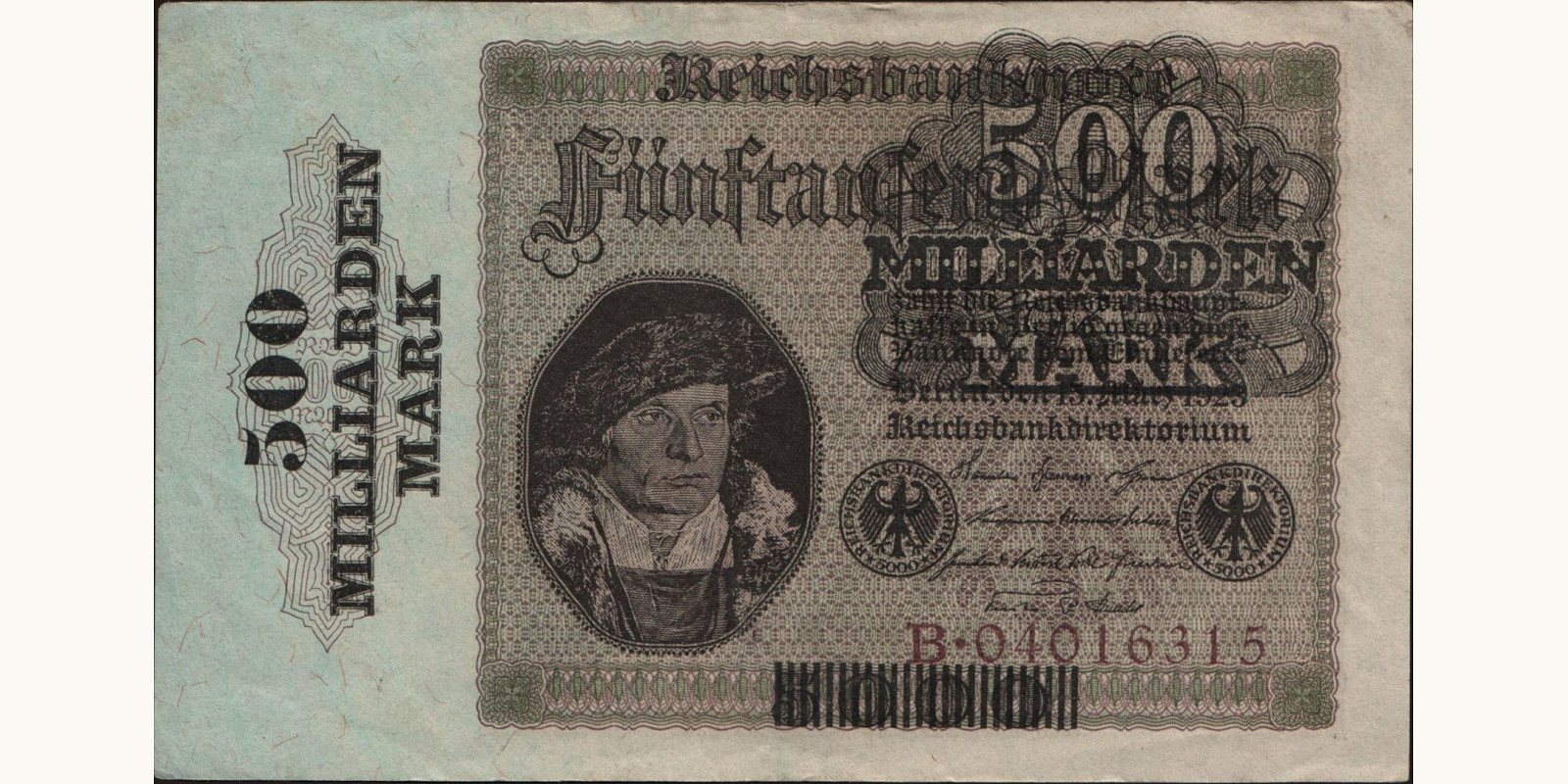 500000000000 mark Germany 1923 — Front side