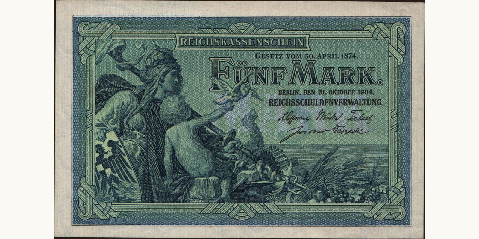 5 mark 1904