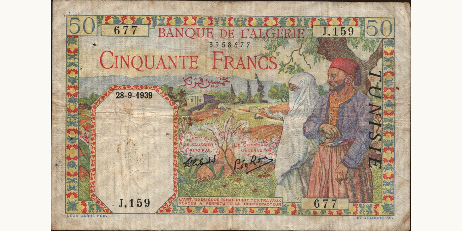 50 franc 1939