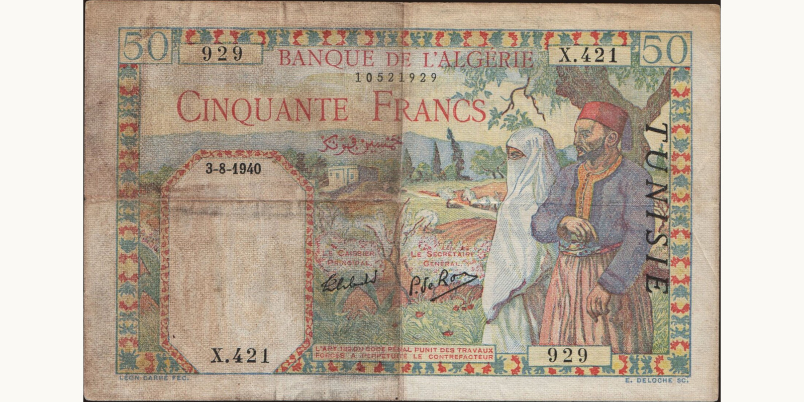 50 franc 1940