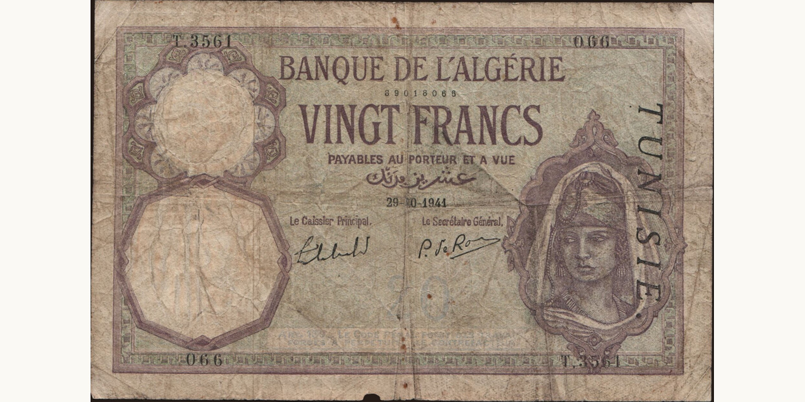 20 franc 1941