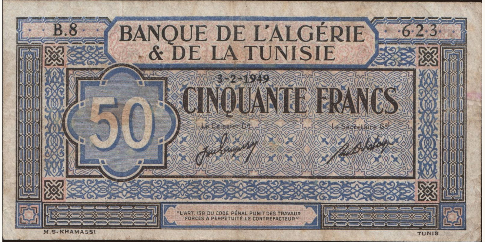 50 franc 1949