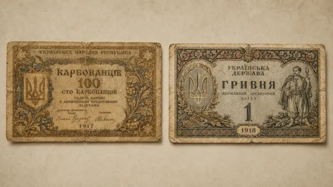 Hryvnia vs Karbovanets: The Two Currencies of Revolutionary Ukraine Explained