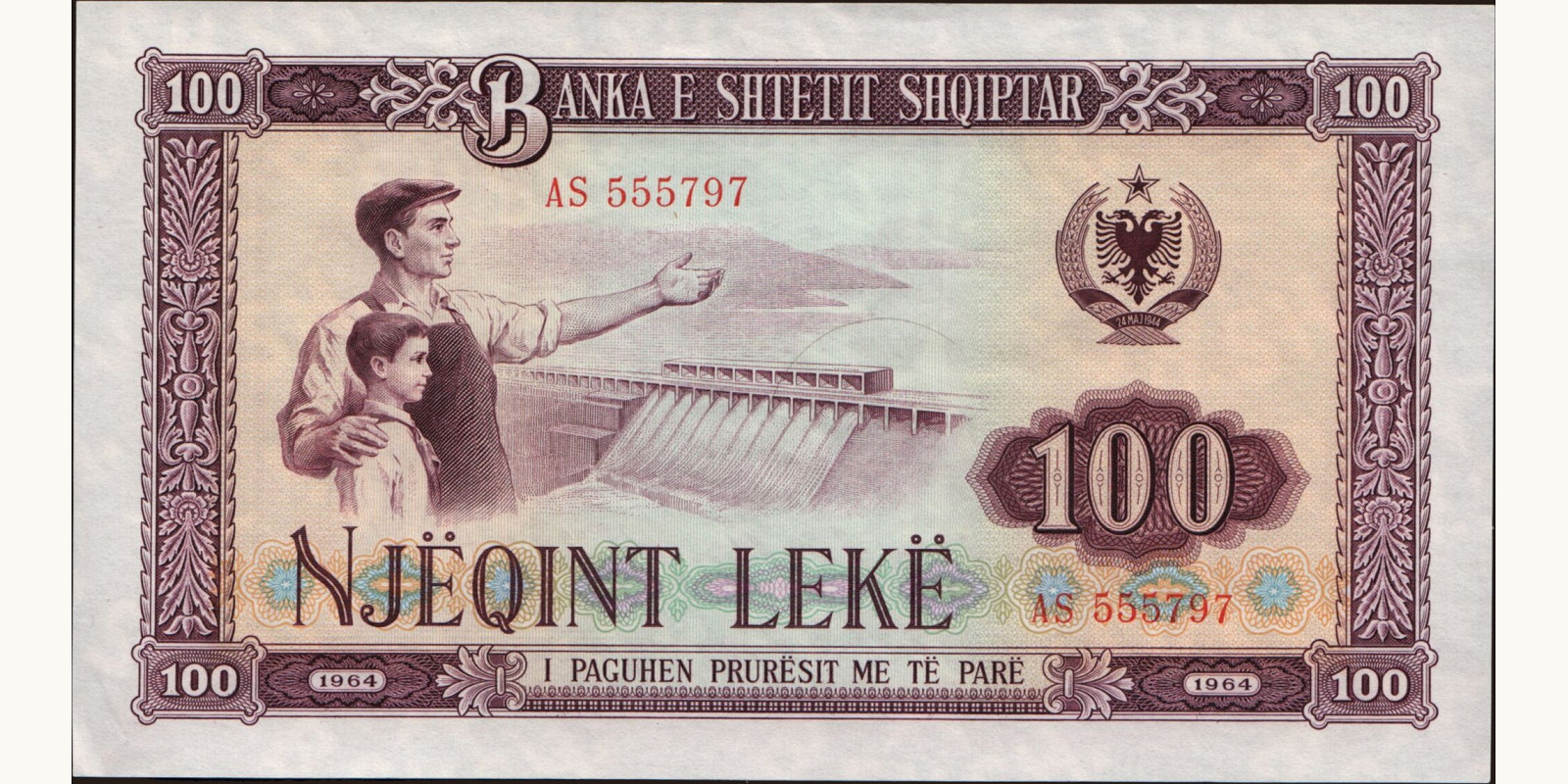 100 leke 1964