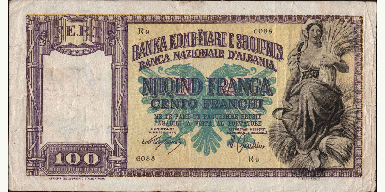 100 franga 1940