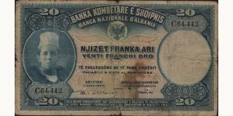20 franka ari 1926