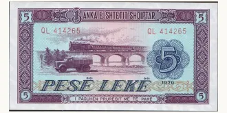 5 Lekë 1976