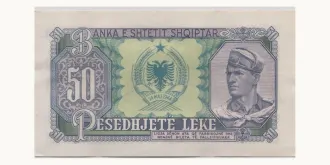50 leke 1957