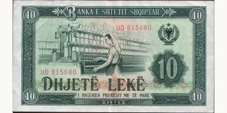 10 Lekë 1976