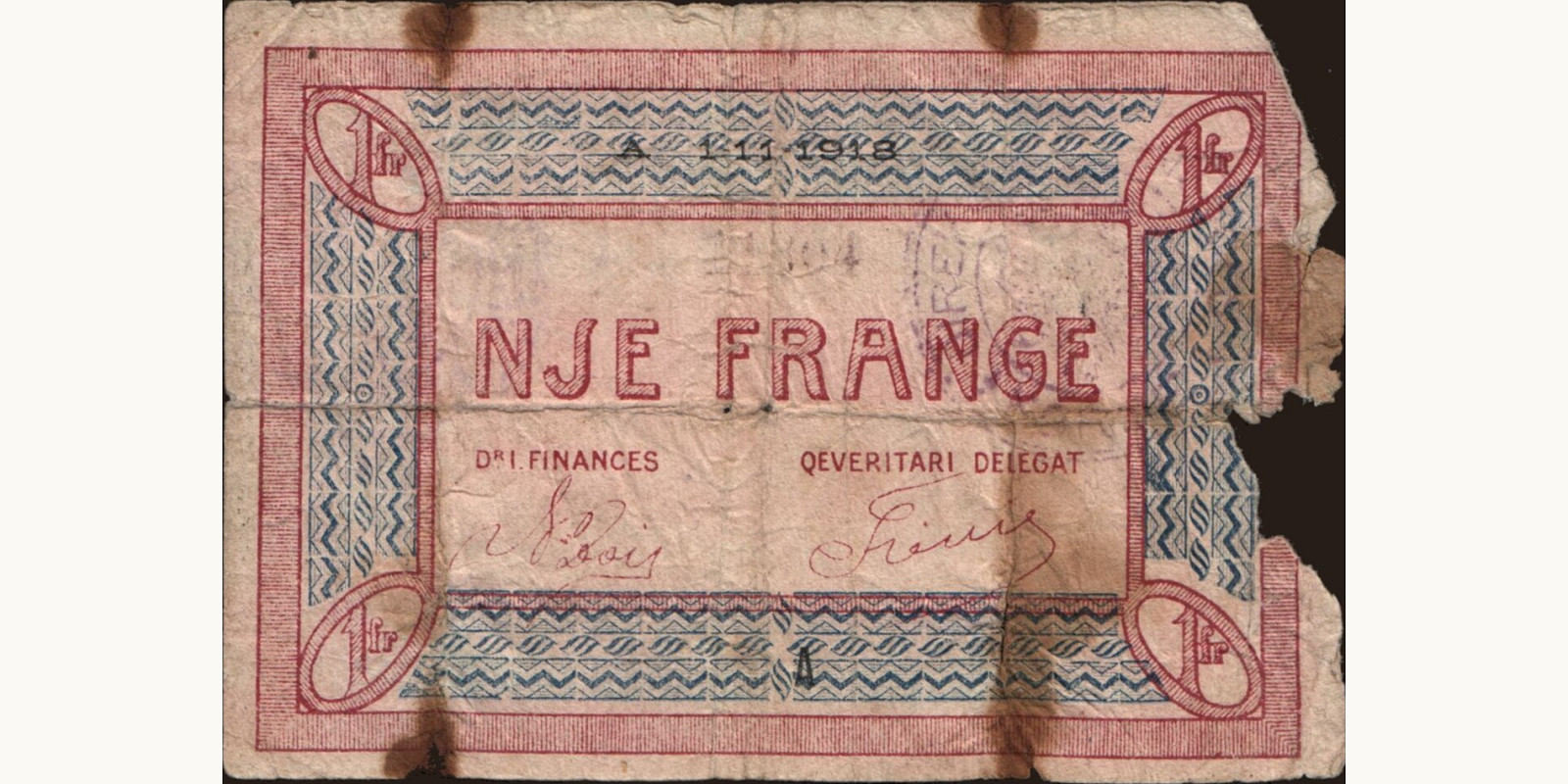 1 frange 1918