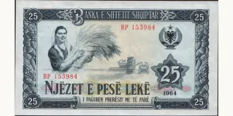 25 Lekë 1964