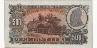 500 Lekë 1957