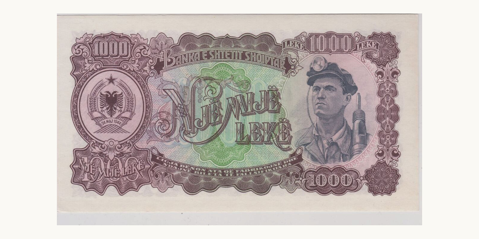 1000 leke 1957