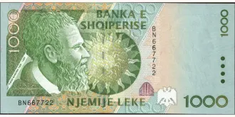 1000 Lekë 1996