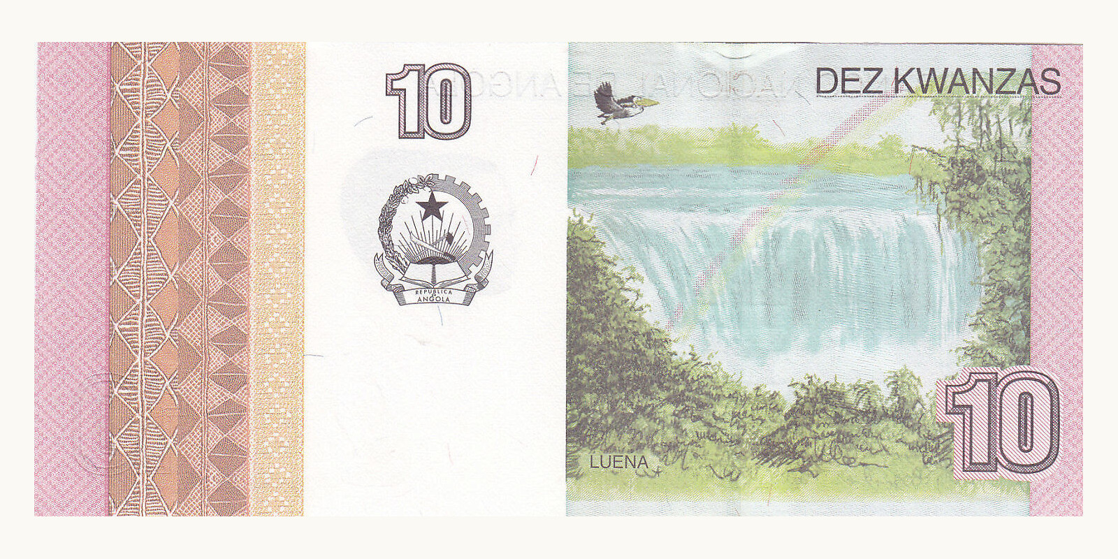 10 kwanzas Ангола 2012 — Оборотная сторона