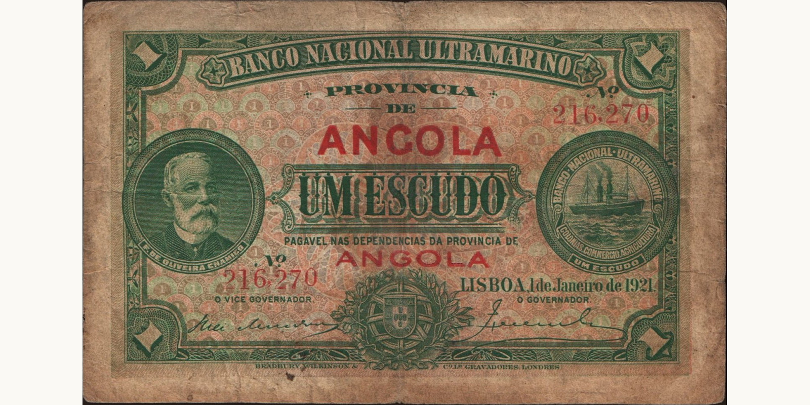 1 escudos 1921