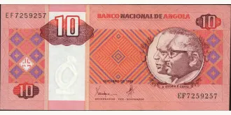 10 kwanzas 1999