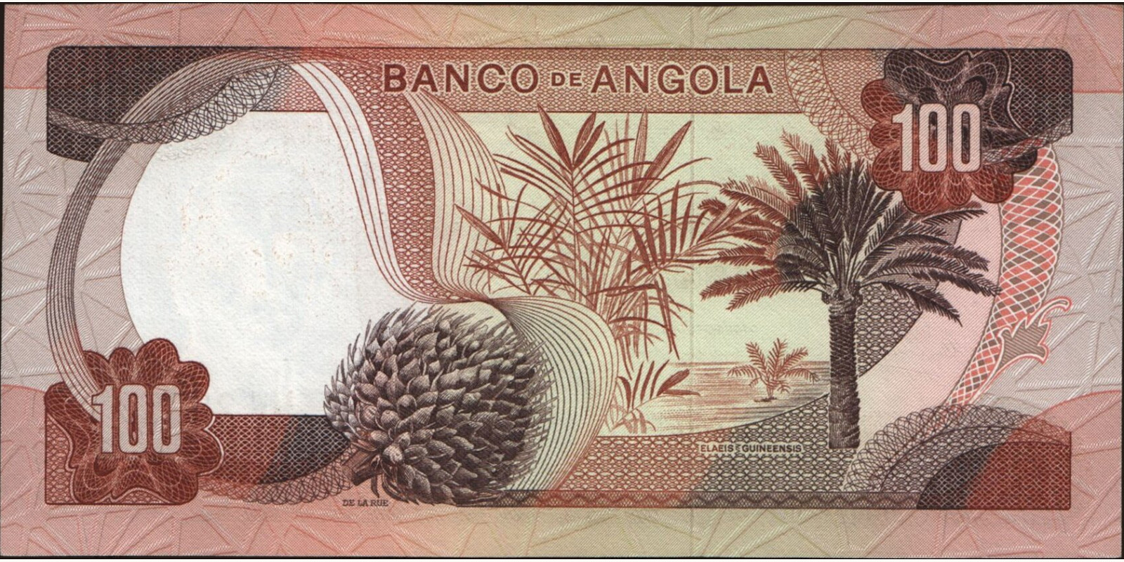 100 escudos Ангола 1972 — Оборотная сторона