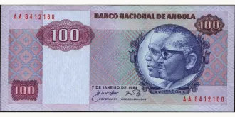 100 kwanzas 1984