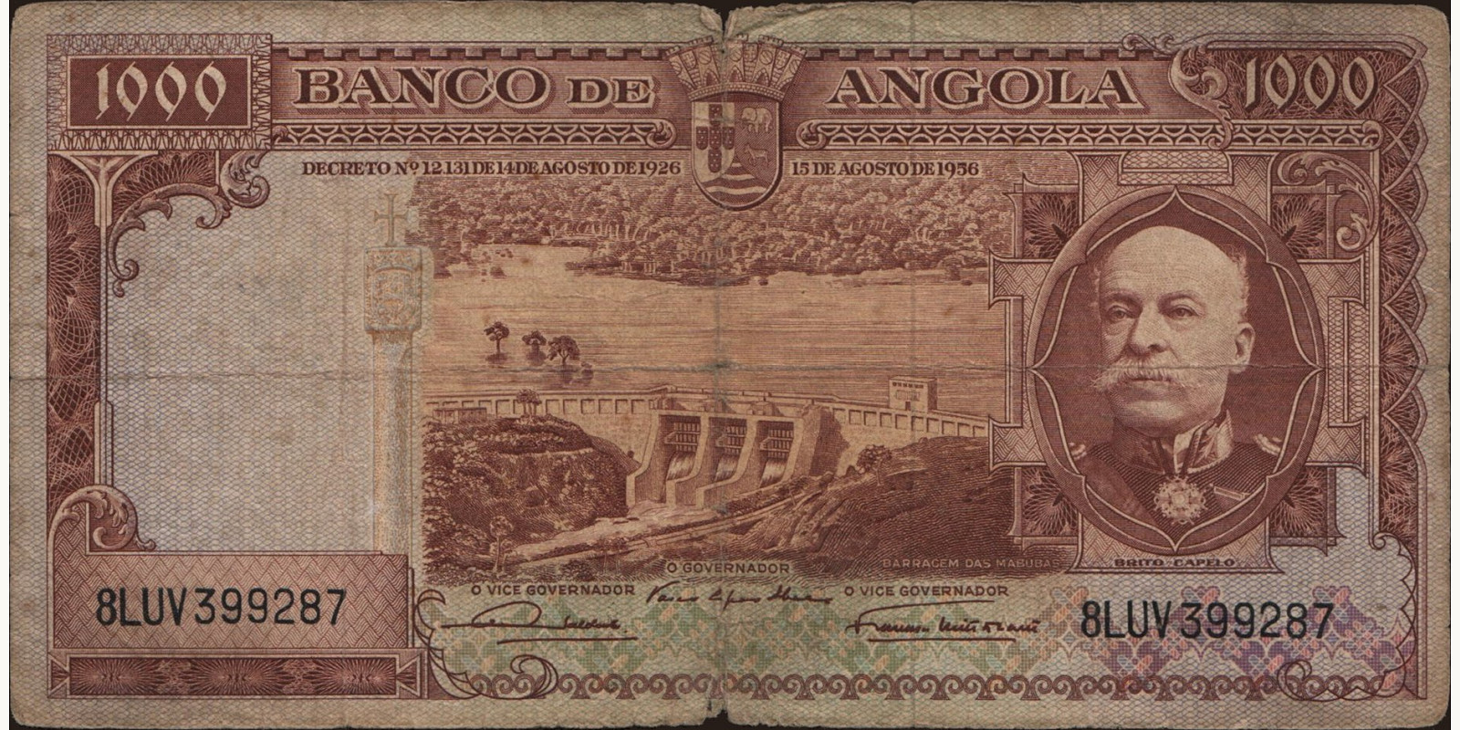 1000 escudos 1956