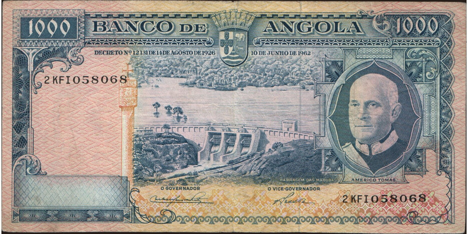 1000 escudos 1962
