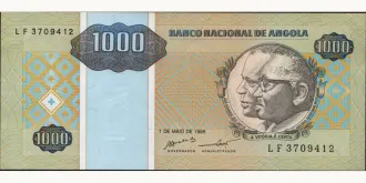 1000 kwanzas 1995
