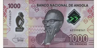 1000 kwanzas 2020