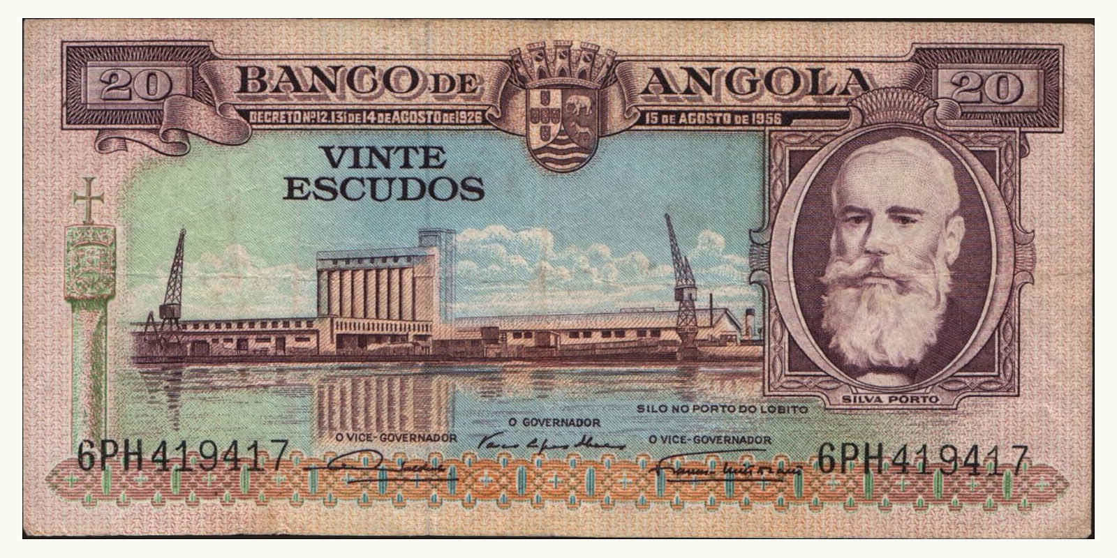 20 escudos 1956