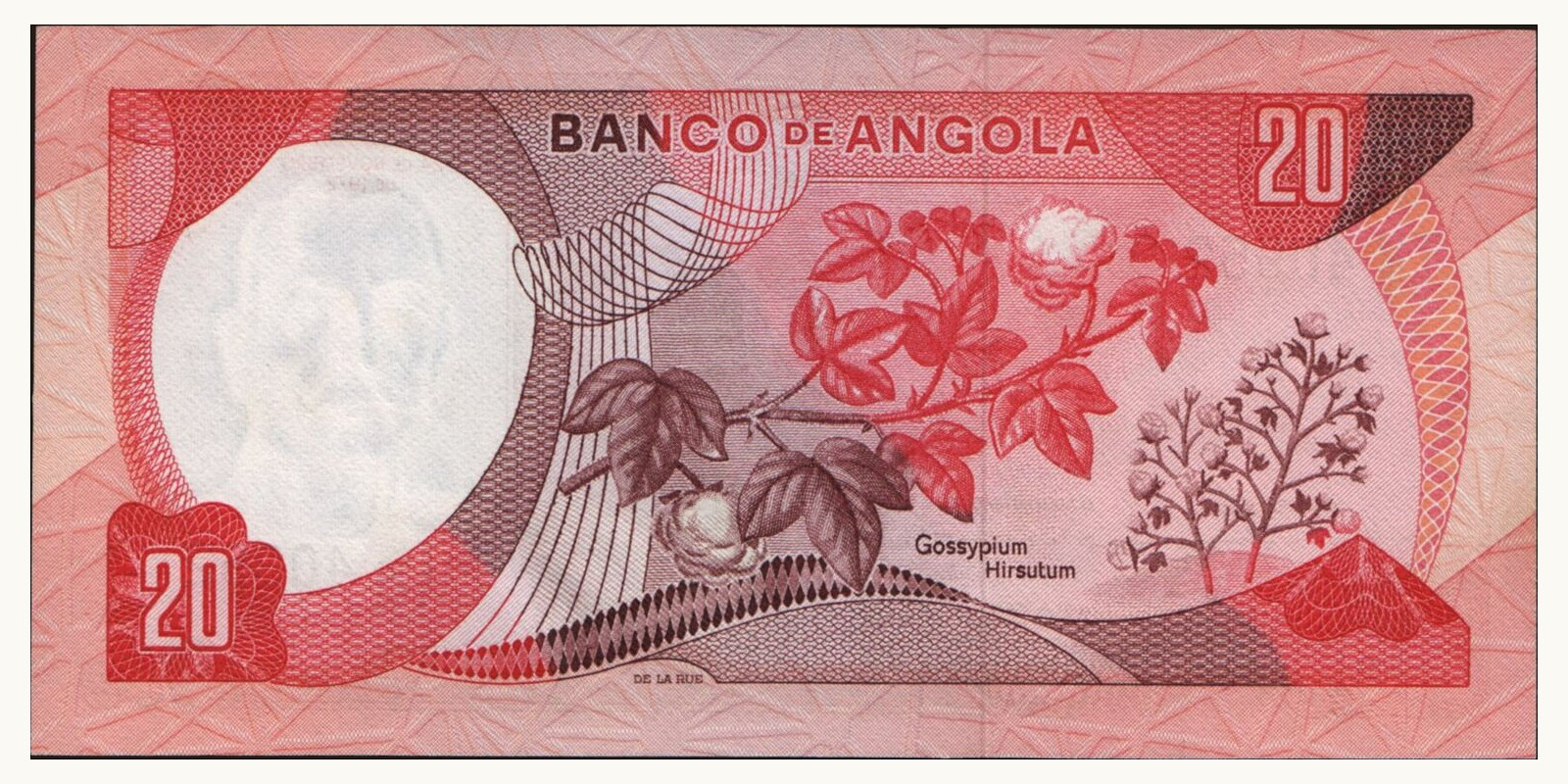 20 escudos Angola 1972 — Back side