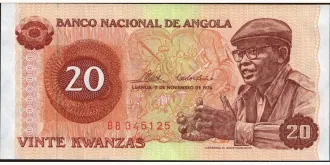 20 kwanzas 1976