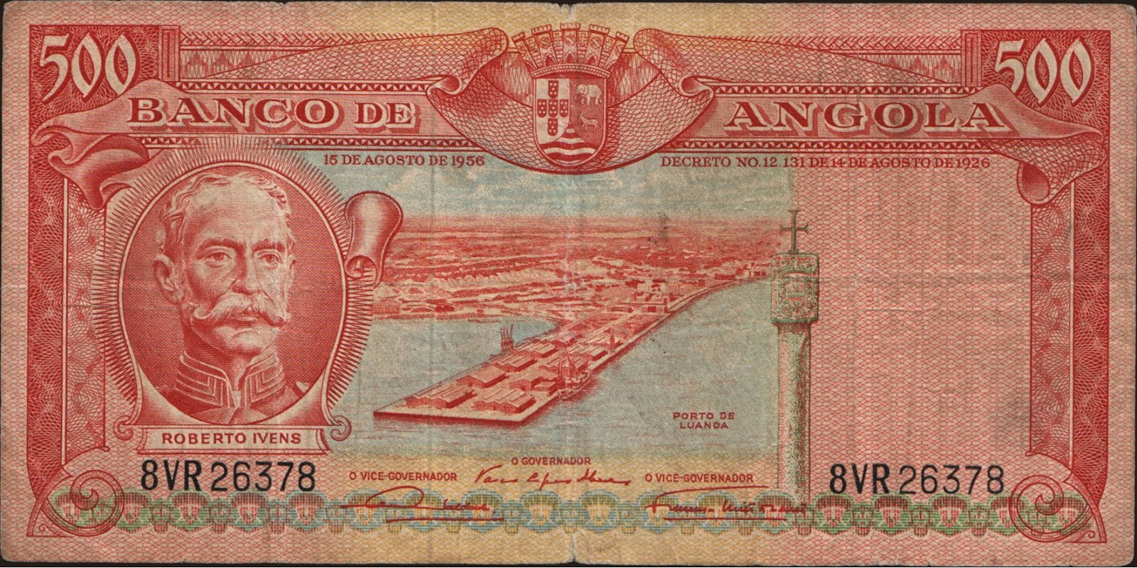 500 escudos 1956