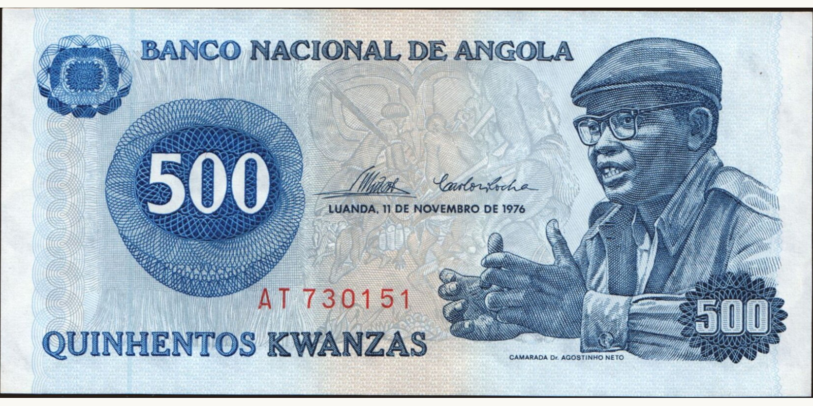 500 kwanzas 1976