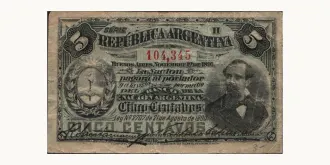 5 centavos 1891