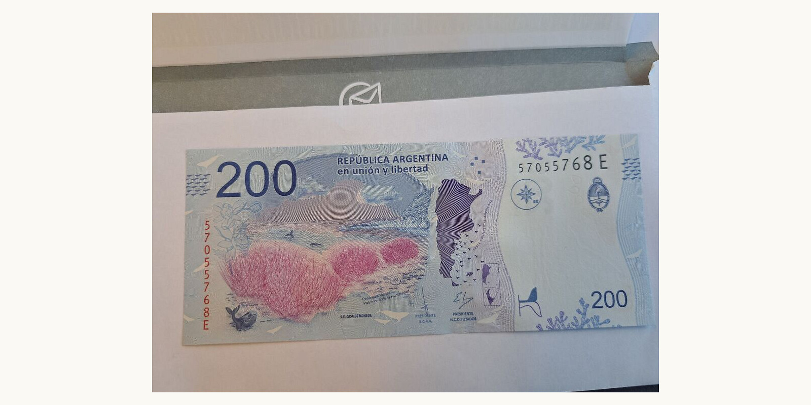 200 pesos Аргентина 2016 — Оборотная сторона