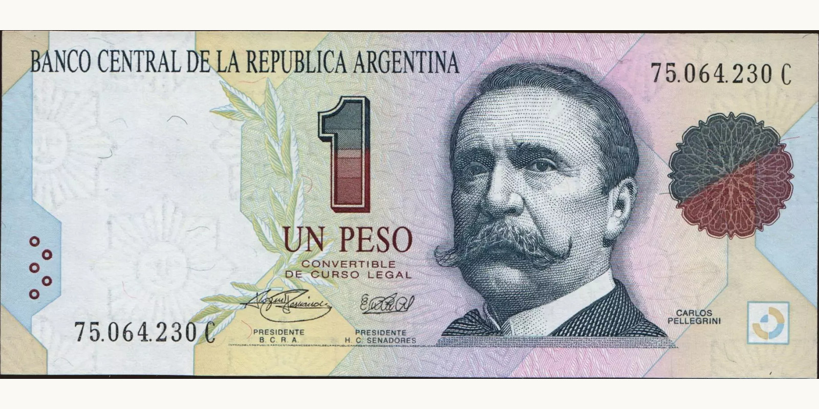 1 pesos 1992