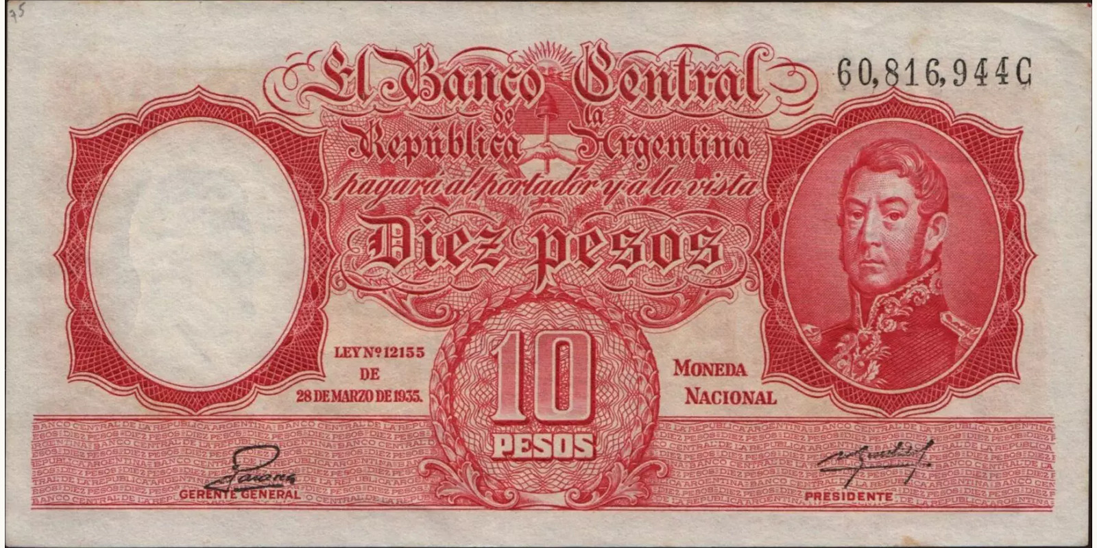 10 pesos 1942