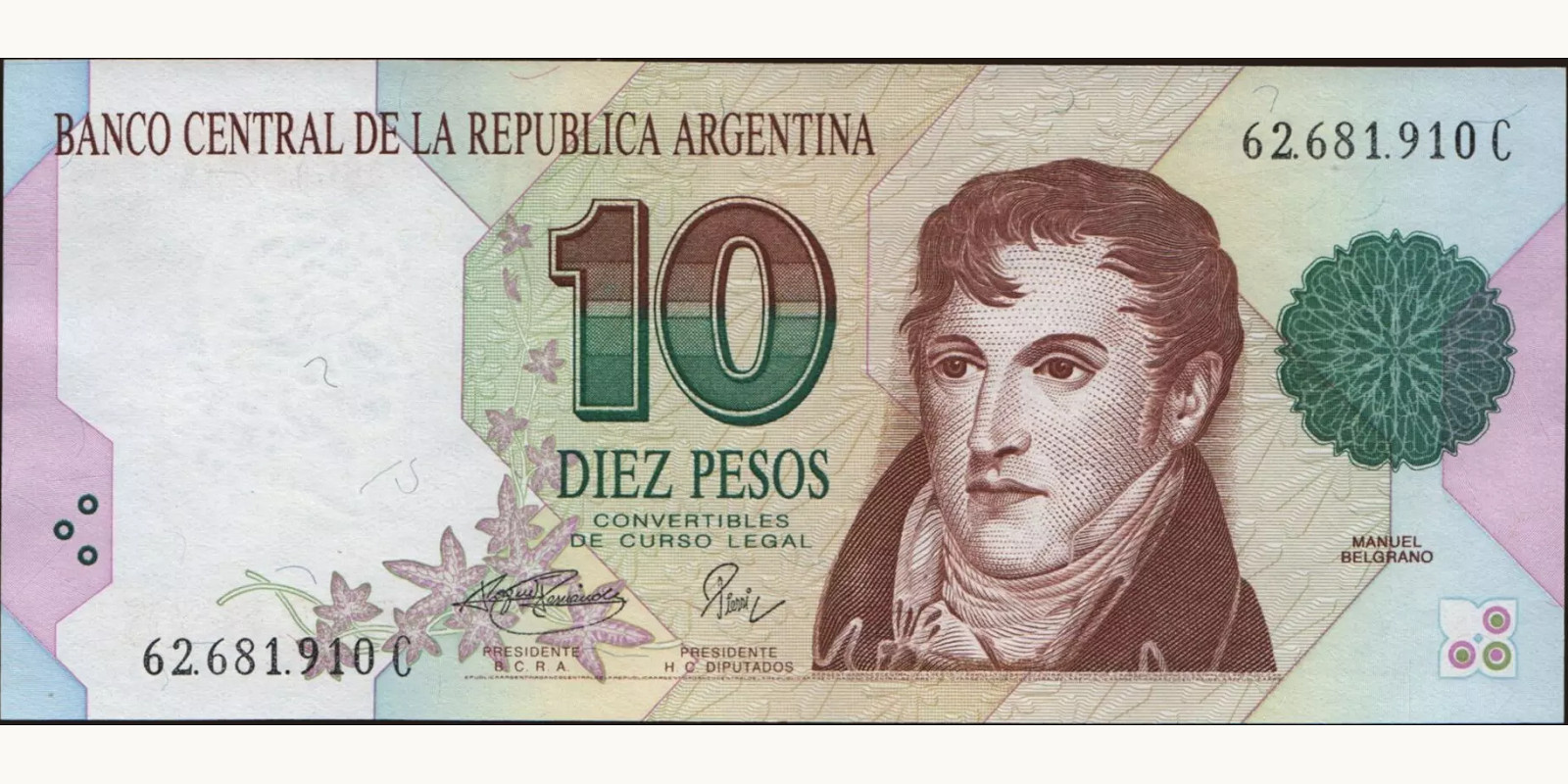 10 pesos 1993