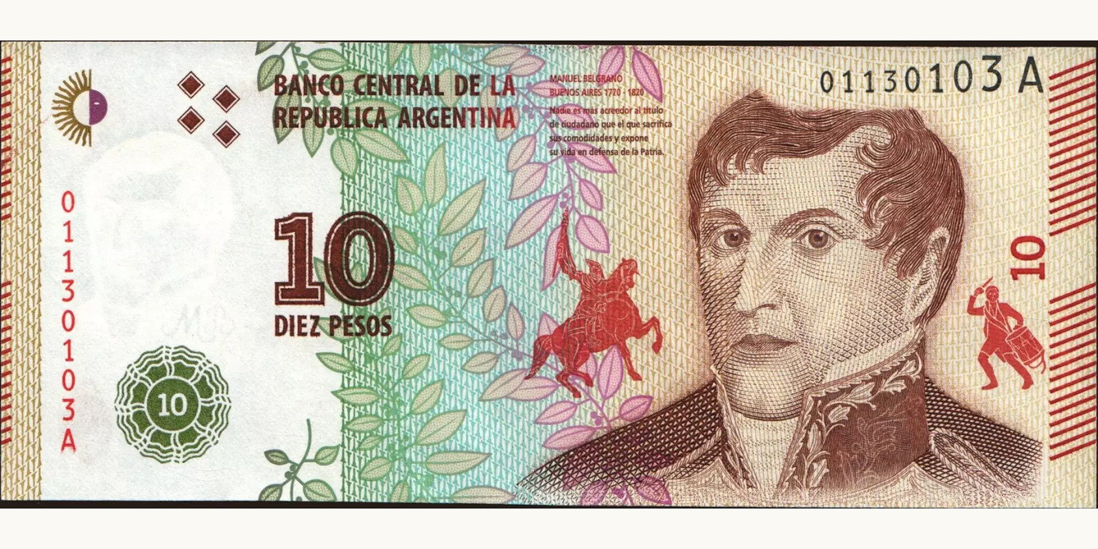 10 pesos 2016