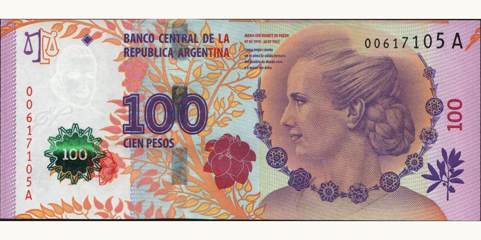 100 pesos 2012