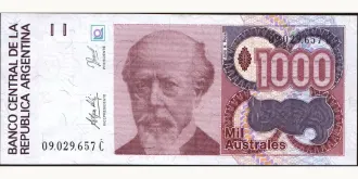 1000 australes 1988