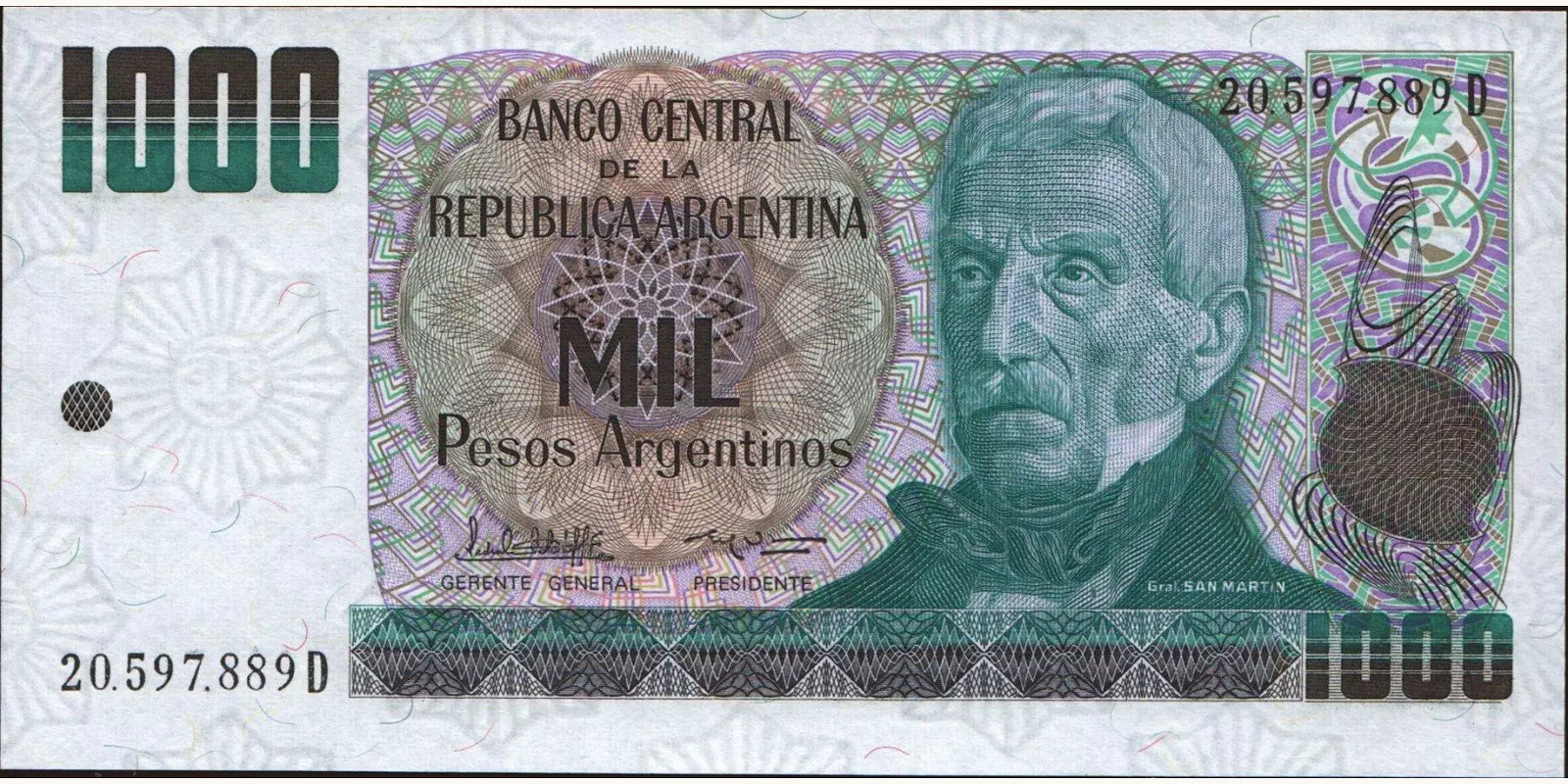 1000 pesos 1984