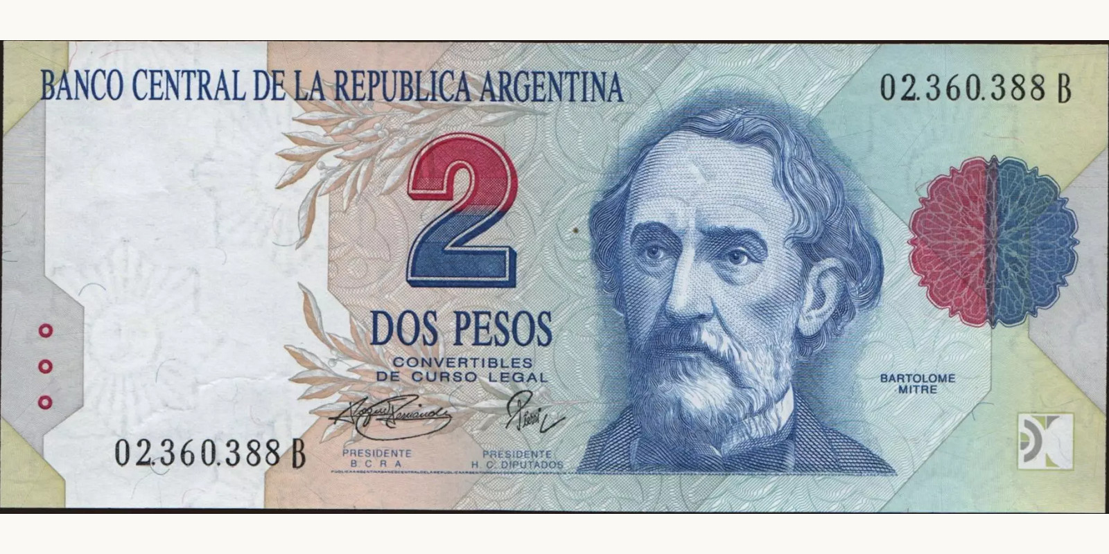 2 pesos 1993