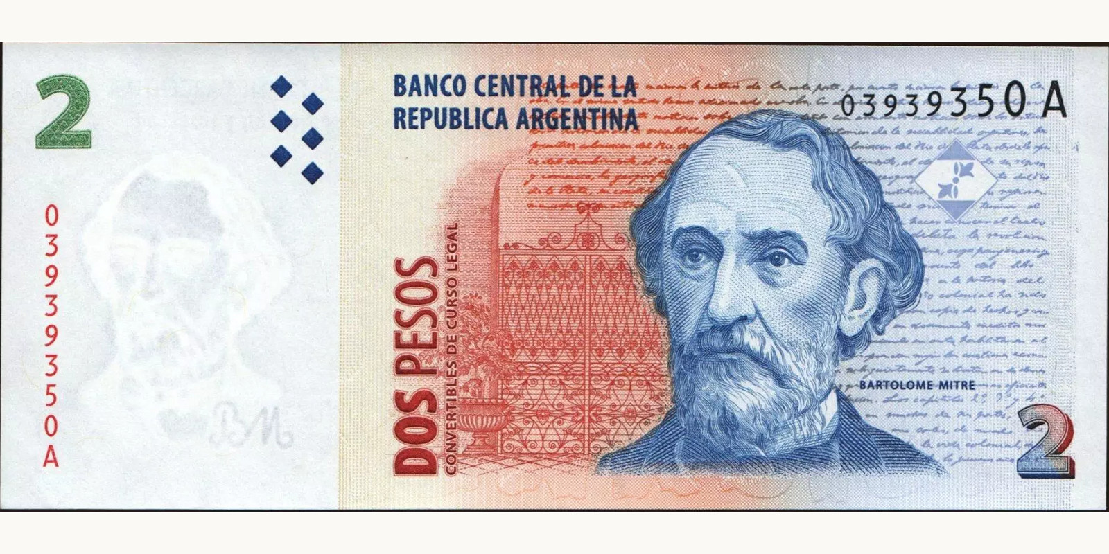 2 pesos 1997