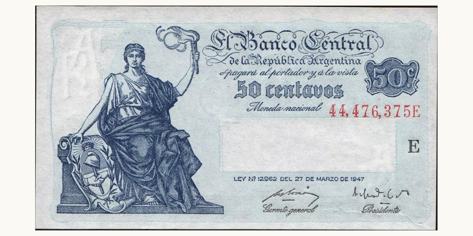 50 centavos 1947