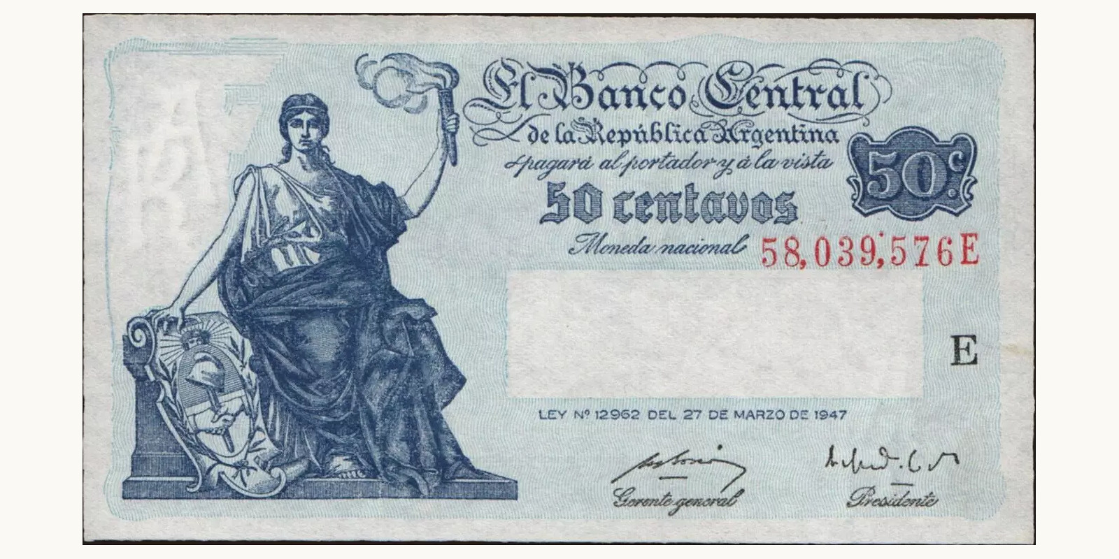 50 centavos 1948