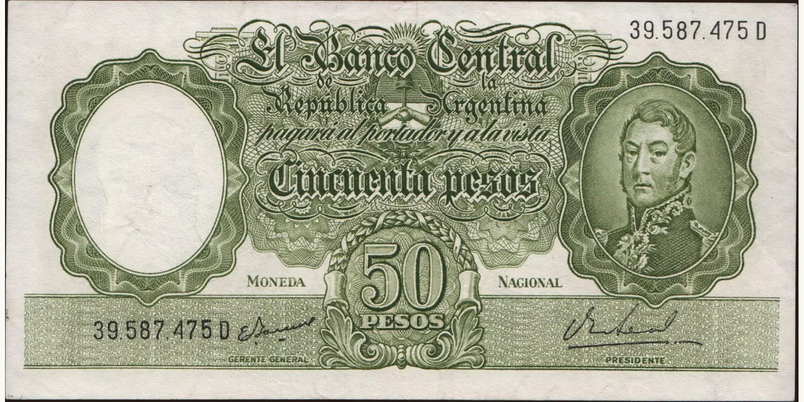 50 pesos 1968