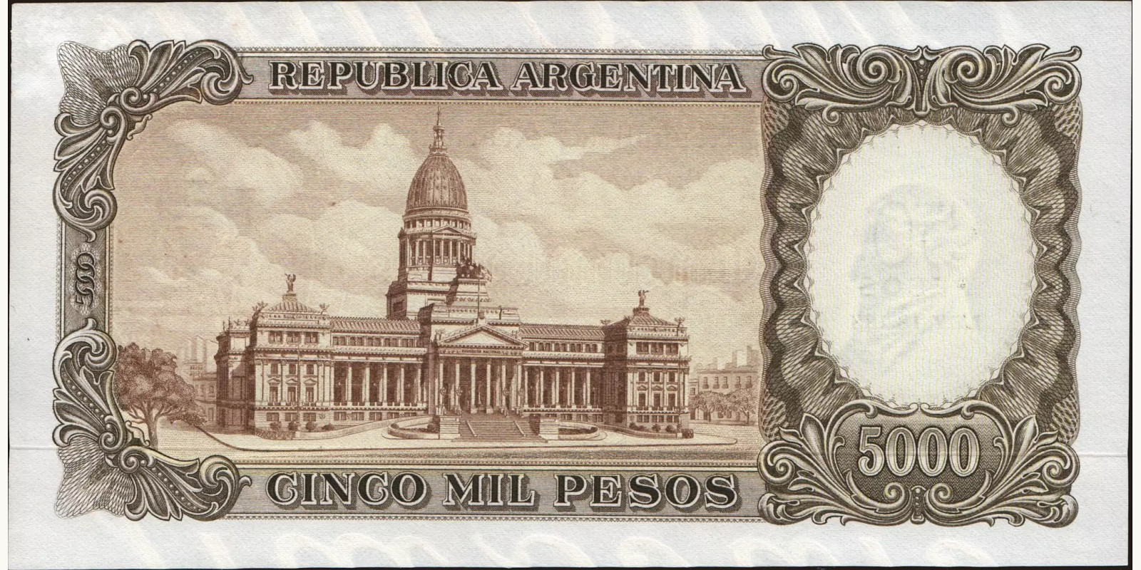 50 pesos Argentina 1969 — Back side